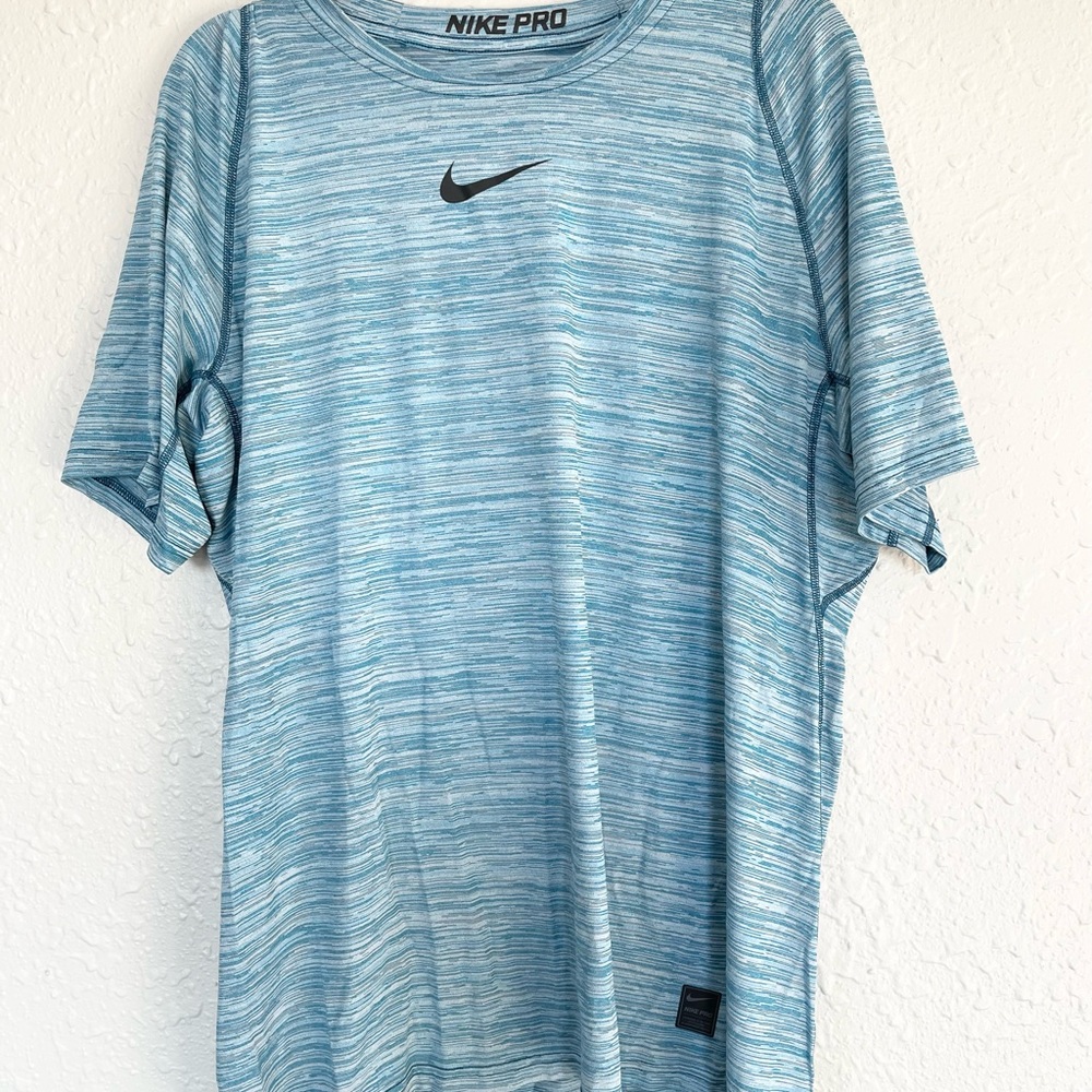 NIKE Nike Pro Men’s Blue Dri Fit Tee
